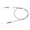 Adjustable Forklift Throttle Cable Alloy Steel 1