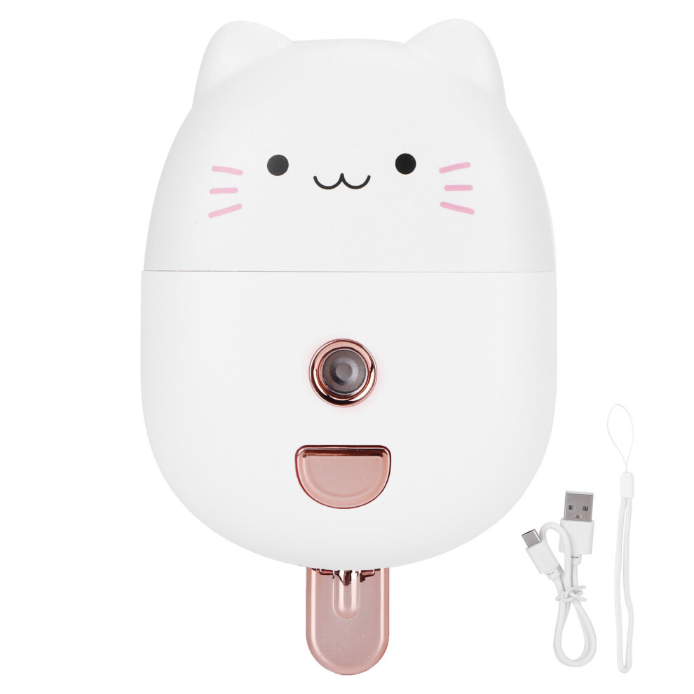 Facial Moisturizer Sprayer, Mini Cartoon Design Portable Humidifier With Ultrasonic Vibration And Safe Durability