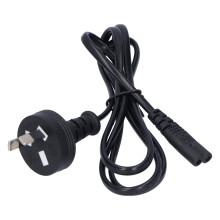 Cablu de alimentare CA de înaltă performanță, 1,2 metri, suportă 2,5 A, conector IEC60320C13 și ștecher BS1363UK, reglementat pentru