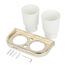 Rose Gold Copper Bath Set, Vintage Bathroom Accessories For A Luxe Wall Mounted Experience