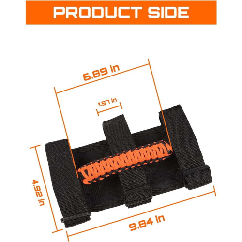 Roll Bar Grab Handles for Jeep Wrangler and Gladiator 2