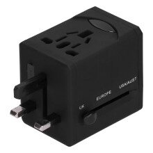Universal Travel Adapter & Multi-Device Charger, Safe & Compact International Plug Converter for Comprehensive Protection & Powerful