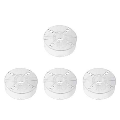 4Pcs Portable Plastic Wire Storage Reel Smooth Dispensing Cord Winder