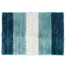 Tapis de bain de luxe doux et antidérapant avec envers en caoutchouc TP, séchage rapide, lavable en machine et résistant aux moisissures pour un