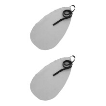 4Pcs Grey Cloth Flute Clarinet Saxophone Cleaning Cloth Soft Durable