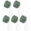 15Pièces Bouquet Vert Plastique Mousse Support Floral 3