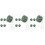 15Pièces Bouquet Vert Plastique Mousse Support Floral 6