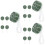 15Pièces Bouquet Vert Plastique Mousse Support Floral 8