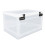 Durable Lock Box With3Digit Combination Portable Child Proof Secure Transparent Storage Medical Grade Plastic Stackable Large Capacity Top Opening 2