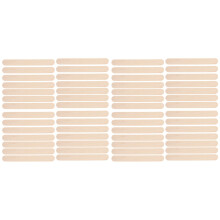 200Pièces Bâtonnets En Bois Khaki Pour Glace Artisanat Doux Sûrs