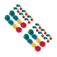 64Pcs Small Soft Yarn Kickballs for Kids Outdoor Playground Team Games