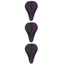 3Pcs Breathable Silicone Bike Seat Cushion for Mountain and Road Bikes