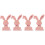 4 Pcs Adorable Animals Cloth Patch For Sweater Bag DIY Pink Rabbit 1