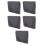 5Pièces Radiateur Tissu Polyester Protège Chauffage 1