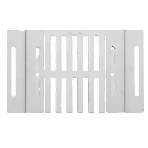 Heavy Duty Silver Stainless Steel Side Wall Outdoor Drain Cover