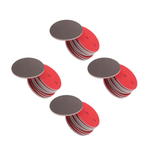 80Pcs Bowling Ball Sanding Pads Kit Red Sponge for Ball Surface Care