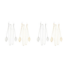 4Pcs Portable Silver Alloy Mask Hanger and Glasses Chains