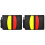 2Sets Multi-Functionele Scheidsrechter Kit Zwart Metaal En PVC 4