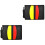 2Sets Multi-Functionele Scheidsrechter Kit Zwart Metaal En PVC 5