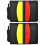 2Sets Multi-Functionele Scheidsrechter Kit Zwart Metaal En PVC 7
