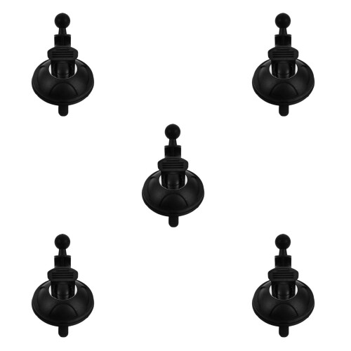 5Pièces Support Plastique Ventilateur Auto Noir Ventouse Tableau Bord