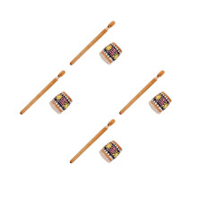 4Pièces Jouets Grenouilles Bois Percussion Éducative Sons Naturels