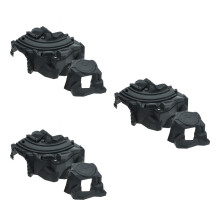 3Pcs Lightweight Plastic Tunnel Model for Kids Playing Railway Scenes