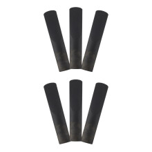 6Pcs Compact Resin Clarinet Reeds Black Premium Clarinet Accessory