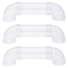 3Pcs Modular Transparent Hamster Cage DIY Tunnel Toy for Hamsters
