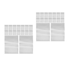 100Pcs Clear PP Book Protectors for Textbooks and Office Documents
