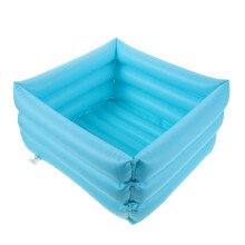 Leichtes PVC Fußbad Skyblue Faltbar Für Urlaub & Wohnbereich