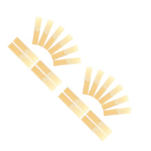 20Pcs Professional Saxophone Reeds Replacement Accessories in Beige