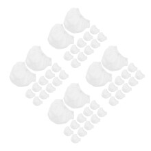 48Pcs White Doll Costume Clothes Miniature Diapers for Pretend Play
