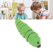 Giocattolo Caterpillar con Telecomando a Infrarossi Verdi Realistici e 3120mAh Batterie