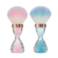 2St Nail Dust Brush Met Pluizige Voor Nagelreiniging
