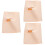 3Pcs Warm Knee Protector Portable Running knee Beige Nylon 1