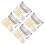 4Sets Multi-Color Crochet Hook Kit with Comfortable Grip and Carry Bag 1