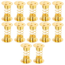 12Stk Goldene Federhalterung Für Puppen Swing Und Handwerkskunst