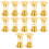 12 Pcs Spring Base Doll Child Metal Tabletop Honeycomb Ornaments 1