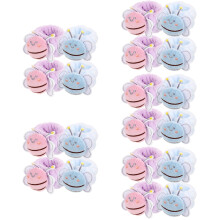 20Pcs Skin-Friendly Flannel Wristbands for Face Wash Assorted Colors