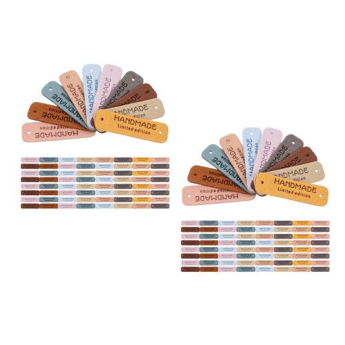 200Pcs Handmade Labels for Crochet Knitting DIY Assorted Color