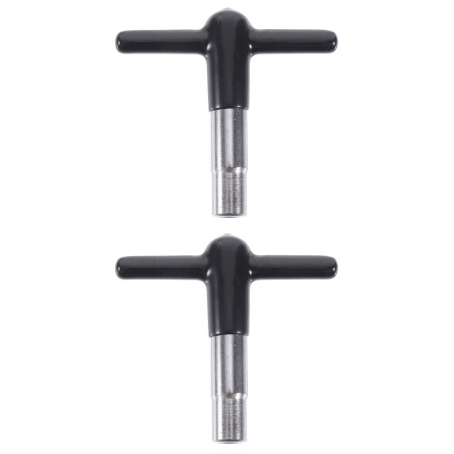 2Pcs Metal Drum Tuning Keys Black Drum Accessories for Beginners