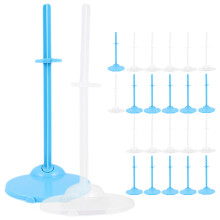 24pcs Doll Standing Clip Girl Plastic