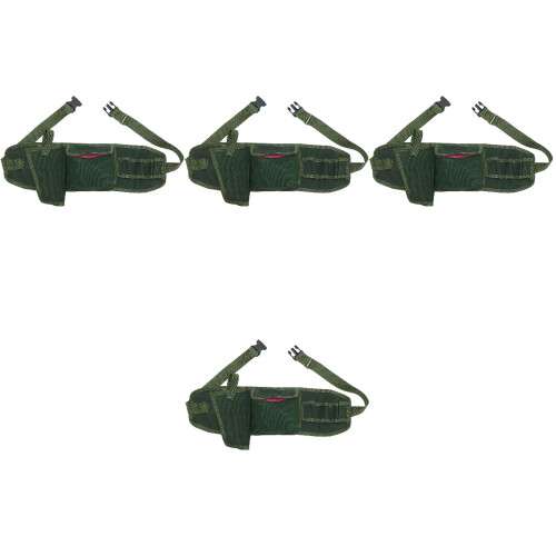 4Pcs Wear-Resistant Canvas Tool Belt Bag for Repair and Maintenance