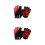 2Pairs Breathable Gloves Half Finger Outdoor Workout Gloves 1