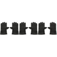 3Pairs Motorcycle Riding Heating Gloves Black Waterproof Touchscreen