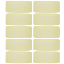 Unbranded 10 Pcs Drumstick Accessories Caps Kit Key Yellow
