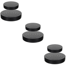 6St Compacte Plastic Draaiplateau Voor Taartdecoratie En Klei Kunst
