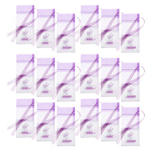 200Pcs Purple Organza Lavender Bags Vintage Cotton Drawstring Sachets
