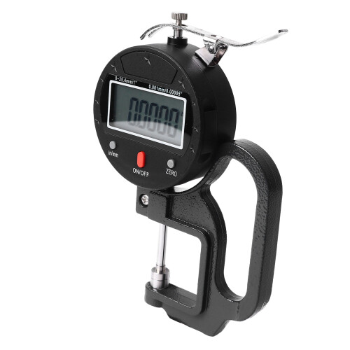 High Resolution Digital Thickness Gauge LCD Display Precise Electronic Micrometer Measuring Range Widely Compatible Inch Metric Conversion 1
